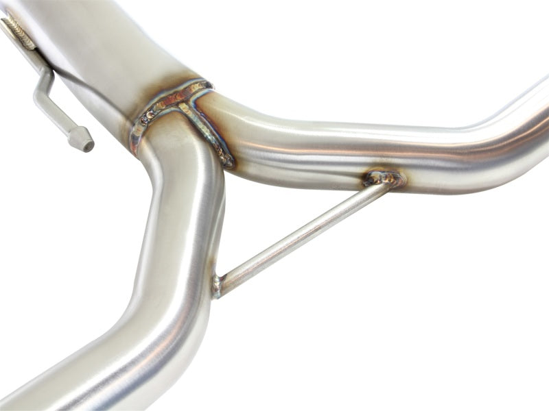 aFe 49-36605 Takeda Exhaust 304SS Dual Cat-Back w/ Polished Tips 13-17 Honda Accord LX/EX/EX-L Sedan L4 2.4L