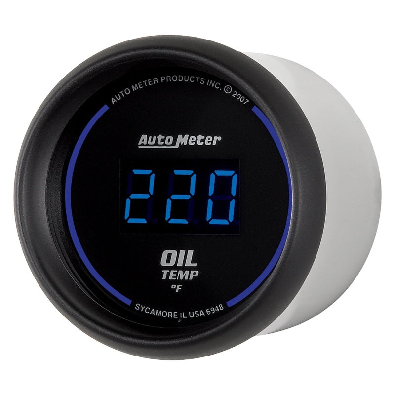 Autometer ATM6948 2-1/16in Cobalt Oil Temp Gauge Digital 340F