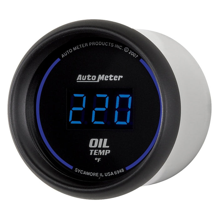 Autometer ATM6948 2-1/16in Cobalt Oil Temp Gauge Digital 340F