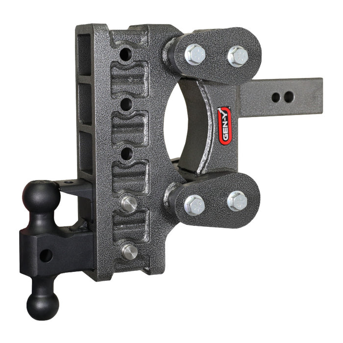 GEN-Y Hitch GH-2125 Gen-Y The Boss Torsion-Flex 2.5in Shank 9in Drop 32K Hitch w/GH-0161 Dual-Ball/GH-0162 Pintle Lock