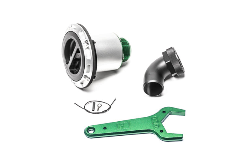 Radium Engineering 20-1105-V Remote Mount Vented Standard Filler 1.5in Elbow