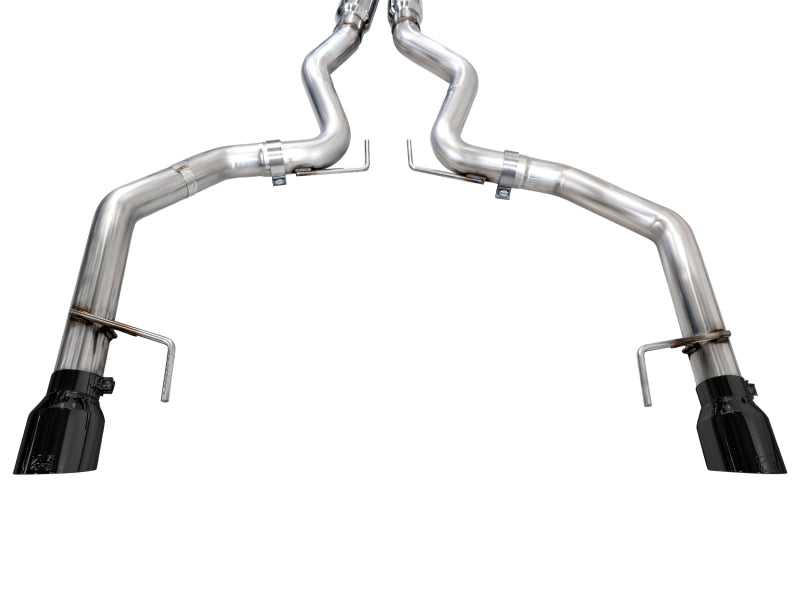 AWE Tuning 3020-33650 AWE 2024 Ford Mustang GT Fastback S650 RWD Track Edition Catback Exhaust w/ Dual Diamond Black Tips