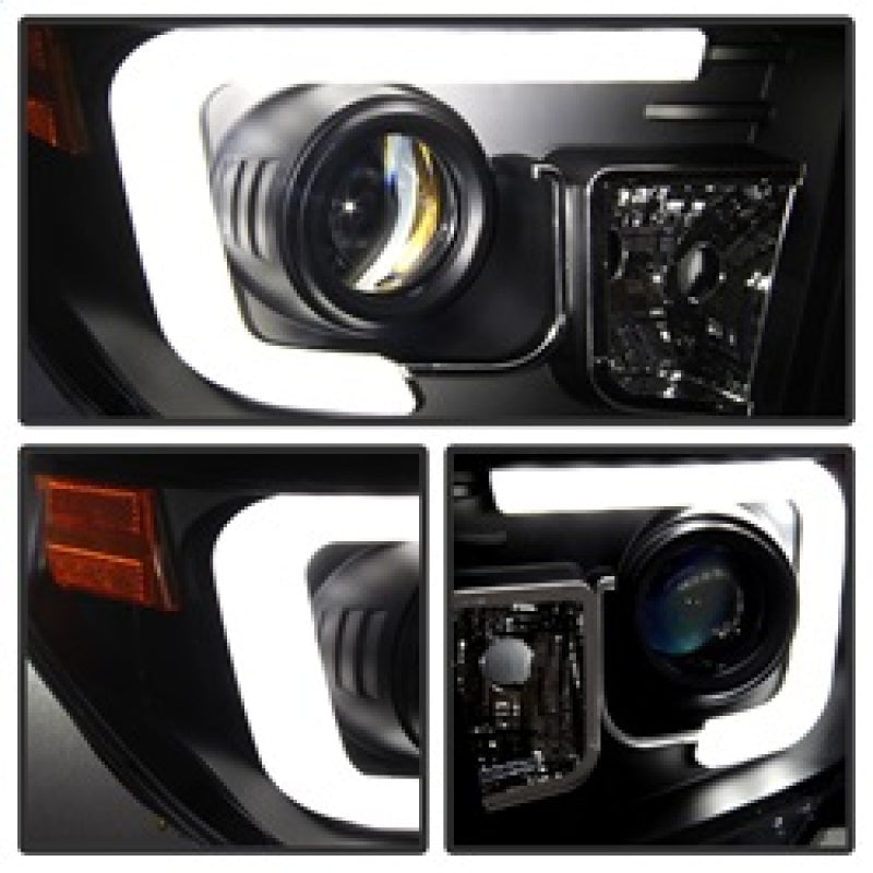 SPYDER 5080158 Spyder Toyota Tundra 2014-2016 Projector Headlights Light Bar DRL Black PRO-YD-TTU14-DRL-BK