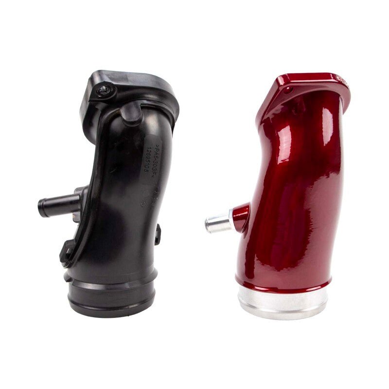 Wehrli WCF100775-RED 17-24 Duramax L5P High Flow Intake Horn - WCFab Red