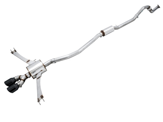 AWE Tuning 3015-33122 2016+ Honda Civic Si Touring Edition Exhaust w/Front Pipe & Dual Diamond Black Tips