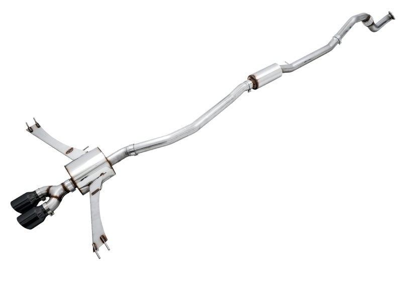 AWE Tuning 3015-33122 2016+ Honda Civic Si Touring Edition Exhaust w/Front Pipe & Dual Diamond Black Tips
