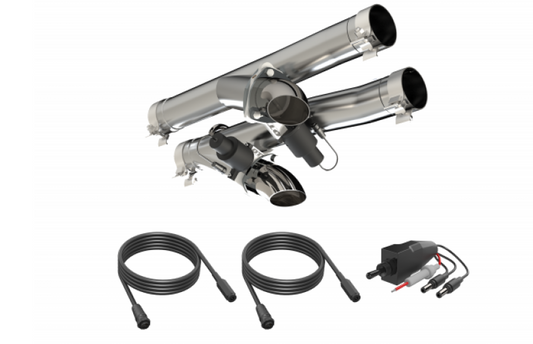 QTP 520121 2021-2024 RAM TRX 6.2L Aggressor Cutout Pipe