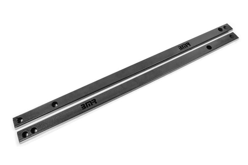 BMR Suspension CJR760H BMR 15-20 S550 Mustang Chassis Jacking Rails (Shorter Tube) - Black Hammertone
