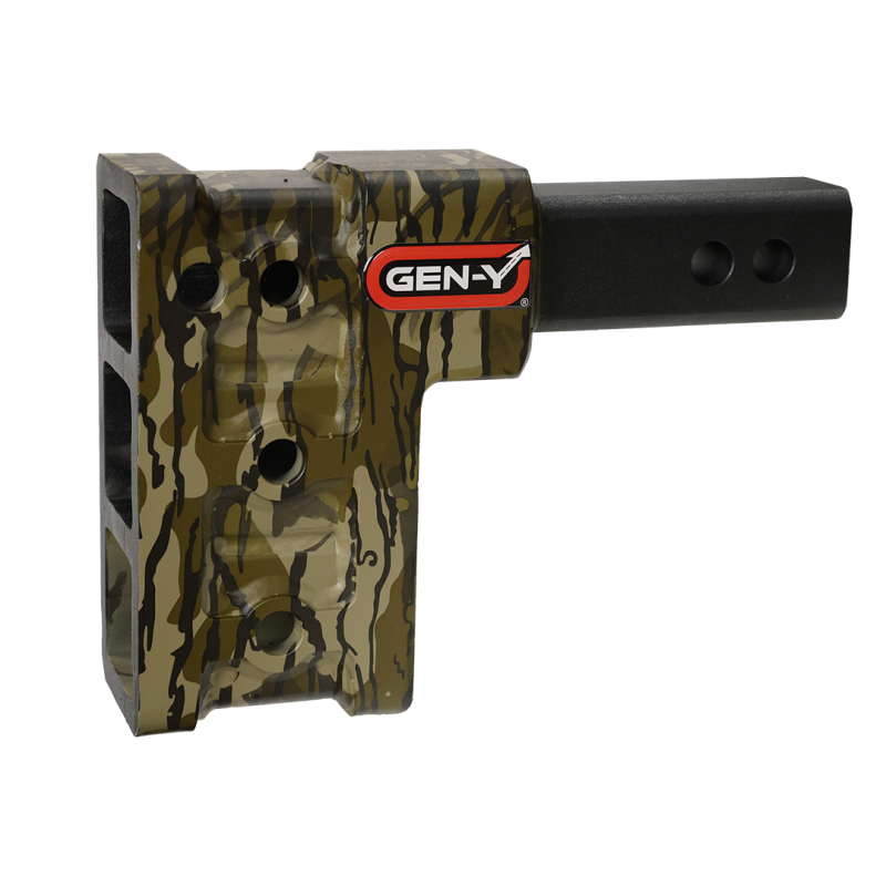 GEN-Y Hitch GH-503-MO Gen-Y Mega Duty 2in Shank 5in Drop 2K TW 16K (Hitch Only) - Mossy Oak