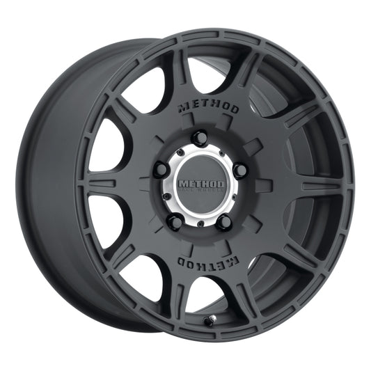 Method Wheels MR30878550500 Method MR308 Roost 17x8.5 0mm Offset 5x5 71.5mm CB Matte Black Wheel