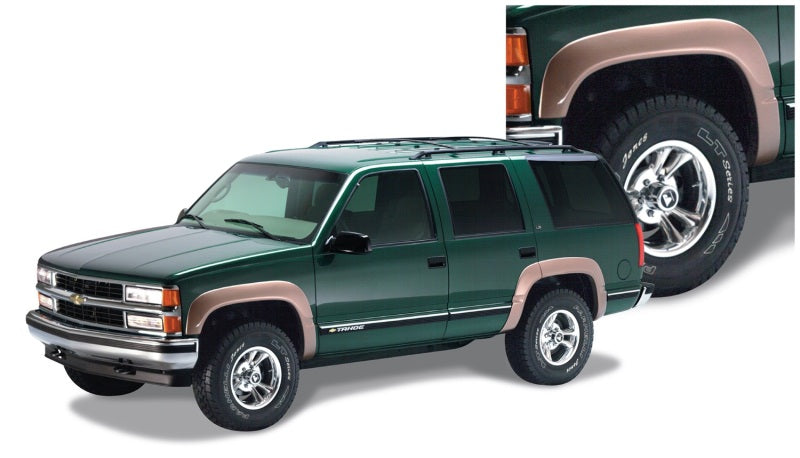 Bushwacker 40905-02 97-99 Chevy Tahoe OE Style Flares 4pc 4-Door Only - Black