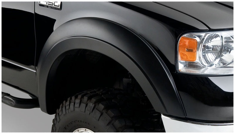 Bushwacker 20051-02 04-08 Ford F-150 Extend-A-Fender Style Flares 2pc - Black