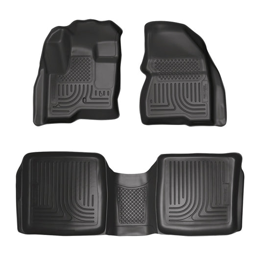 Husky Liners 98741 09-12 Ford Flex/10-12 Lincoln MKT WeatherBeater Combo Black Floor Liners
