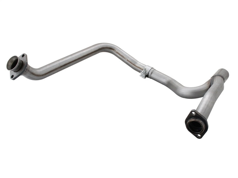 aFe 48-46208 Power Twisted Steel Y-Pipe Stainless Steel 2.5in 12-14 Jeep Wrangler V6 3.6L