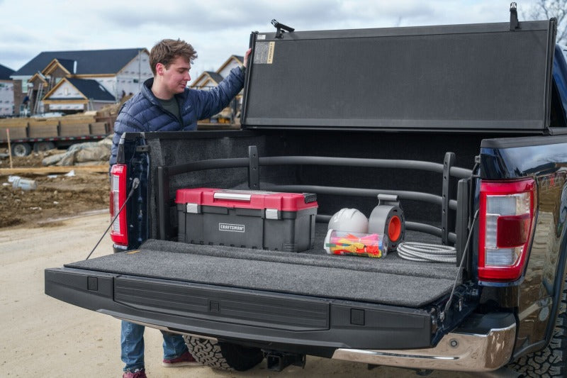 AMP Research 74803-01A 04-22 Ford F-150 Bedxtender HD Sport - Black (Optional No-Drill Brkt 74602-01A)