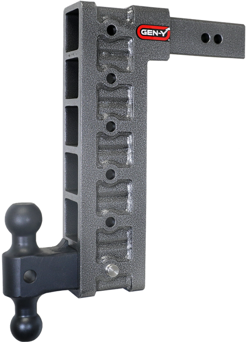 GEN-Y Hitch GH-616 Gen-Y Mega Duty 2.5in Shank 15in Drop 3K TW 21K Hitch w/GH-061 Dual-Ball/GH-0101 Stabilizer Kit