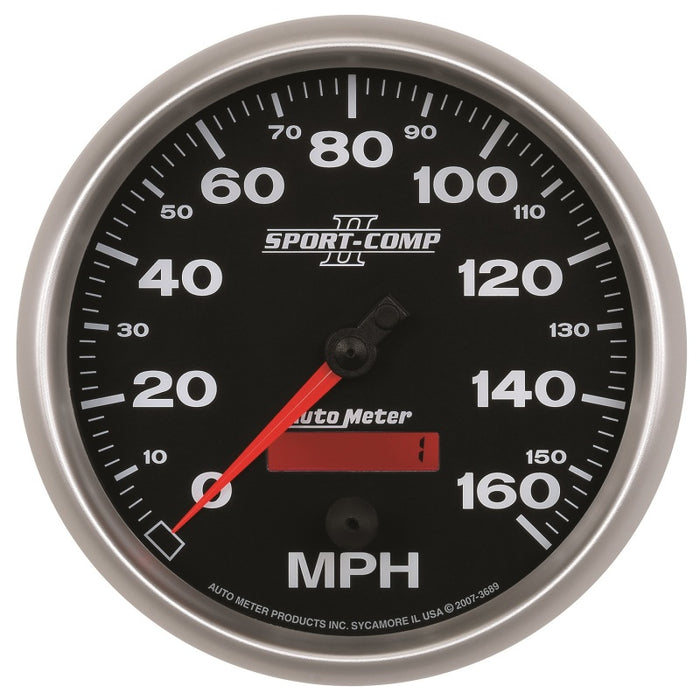 Autometer ATM3689 5in S/C II In-Dash Speedo 160MPH