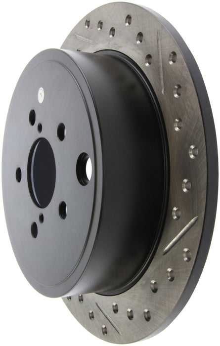 Stoptech 127.47029L StopTech 08-10 Impreza WRX (Exc STi)/08-10 Impreza Coupe/Sedan Slotted & Drilled Left Rear Rotor