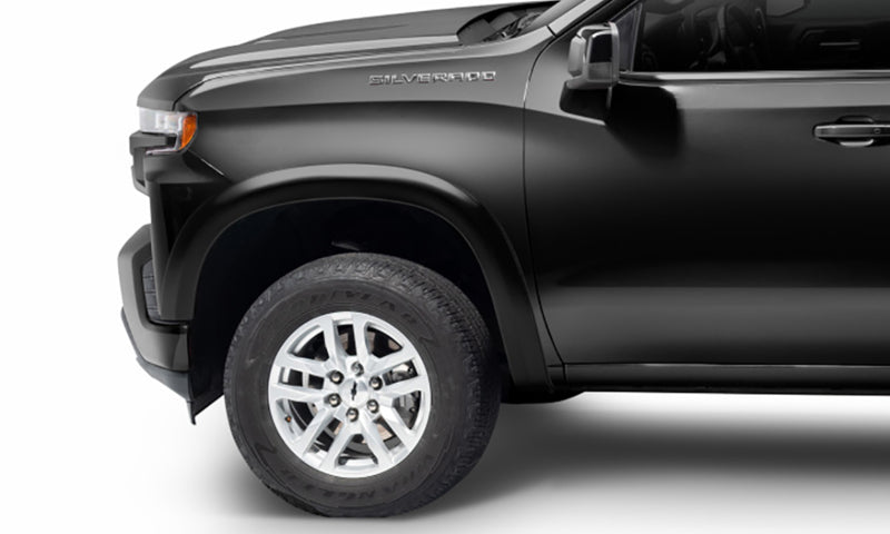 Bushwacker 40930-34 19-21 Chevrolet Silverado 1500 6ft 6in Bed OE-Style 4PC Fender Flares - Black