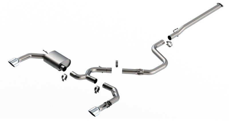 Borla 140925 22-23 Hyundai Elantra N 2.0L 4 CYL. Turbo AT/MT ATAK Catback Exhaust Bright Chrome