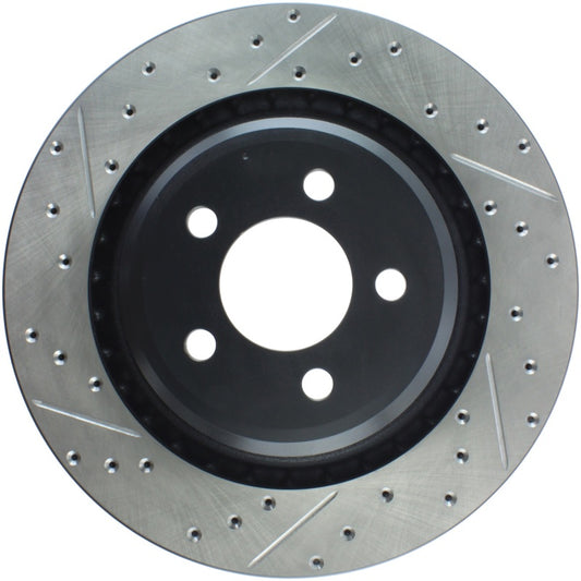 Stoptech 127.63064R StopTech SportStop 06-09 Chrysler SRT-8 Rear Right Drilled & Slotted Rotor
