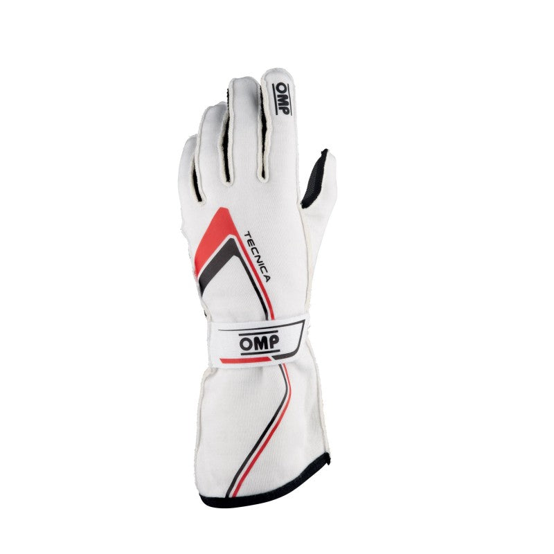 Omp Racing, Inc. OMPIB0-0772-A01-020-S Tecnica Gloves White Small