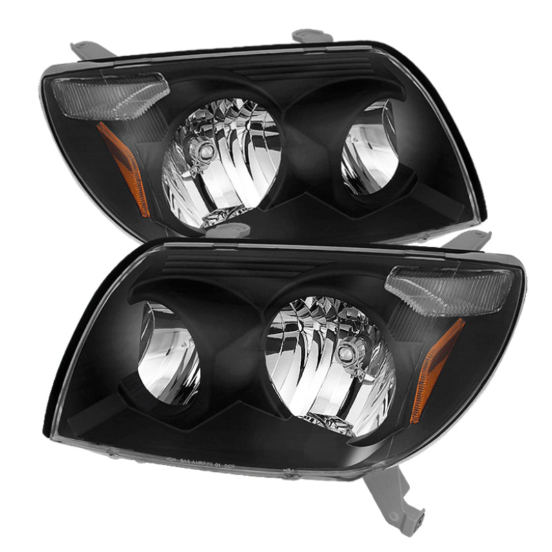 SPYDER 9023583 xTune Toyota 4Runner 03-05 Crystal Headlights Black HD-JH-T4R03-AM-BK