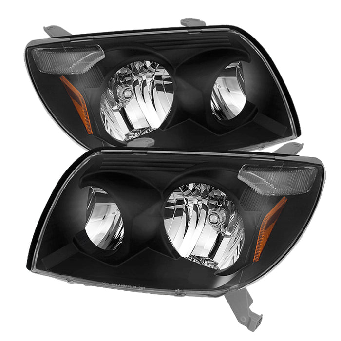 SPYDER 9023583 xTune Toyota 4Runner 03-05 Crystal Headlights Black HD-JH-T4R03-AM-BK