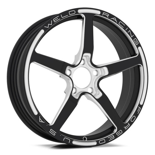 Weld 88B-1806245 Alumastar 1-Piece 18x6 / 5x115 BP / 2.7in. BS Black Wheel - Non-Beadlock