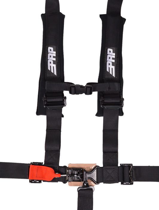 PRP Seats SB5.2S PRP 5.2 Harness with Shoulder Straps Sewn to Lap- Black