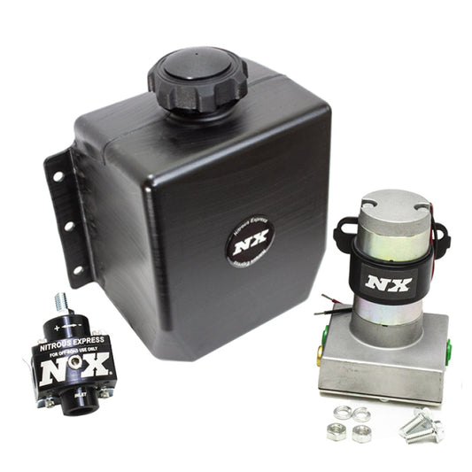 Nitrous Express 15003-3QT Stand Alone Fuel Enrichment System w/External Fuel Pump/Fuel Regulator/3qt Tank