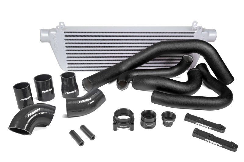 Perrin Performance PSP-ITR-441SL/BK PERRIN 22-25 Subaru WRX Front Mount Intercooler Kit (Black Tubes & Silver Core)