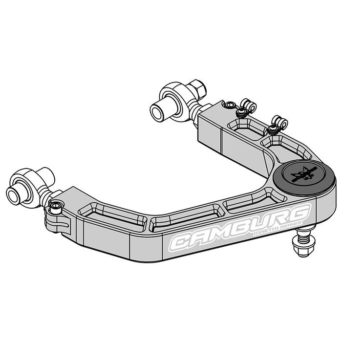 Camburg CAM-310187-GRY Toyota Tundra 2WD/4WD 07-21 KINETIK V2 Performance Billet Uniball Upper Arms
