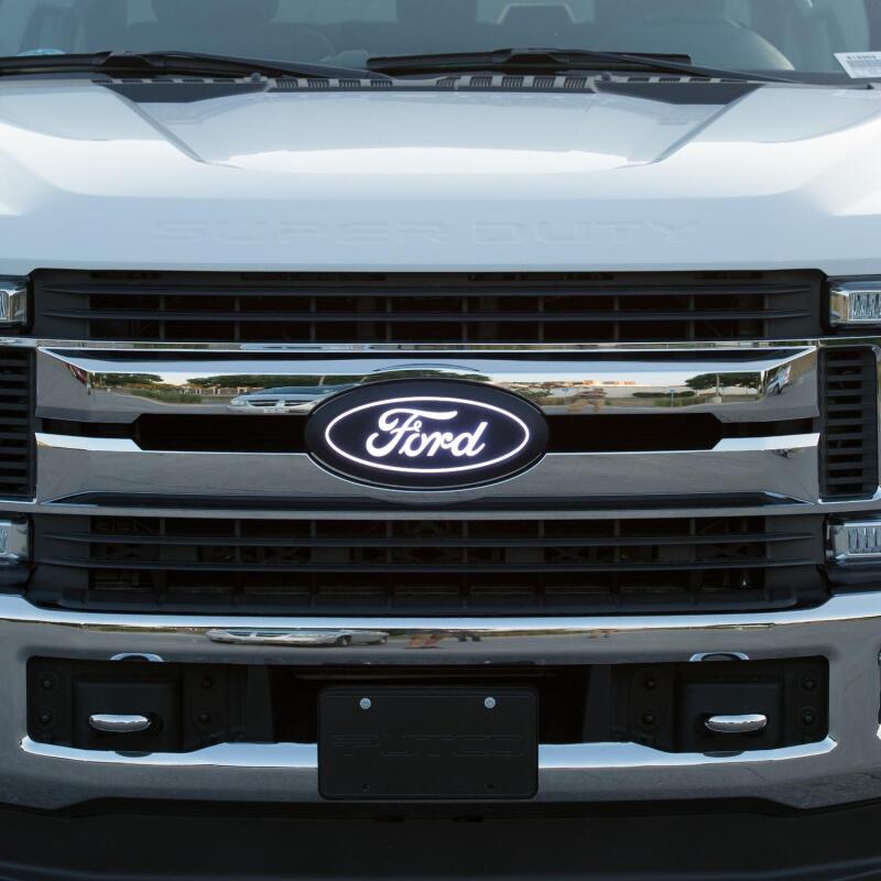 Putco 92701 17-20 Ford SuperDuty Front Luminix Ford LED Emblem - w/o Camera CutOut