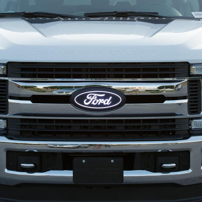 Putco 92701 17-20 Ford SuperDuty Front Luminix Ford LED Emblem - w/o Camera CutOut
