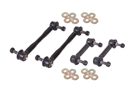 BMR Suspension ELK012 BMR 15-17 S550 Mustang Front and Rear Sway Bar End Link Kit - Black
