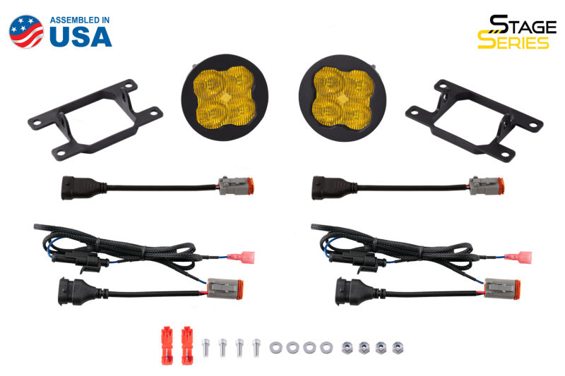 Diode Dynamics DD6984 SS3 Pro Type A Kit ABL - Yellow SAE Fog