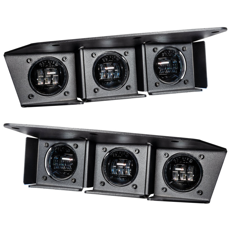 ORACLE Lighting 5890-001 21-22 Ford Bronco Triple LED Fog Light Kit for Steel Bumper - White