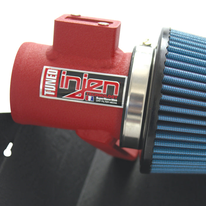 Injen SP9018WR 16-19 Ford Fiesta ST 1.6L Turbo 4Cyl Wrinkle Red Short RAM Intake w/MR Tech (Special order)