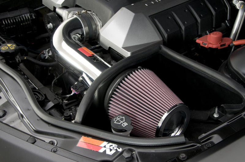 K&N Engineering 69-4519TP K&N 10 Camaro 6.2L V8 Polished Typhoon Short RAM Intake