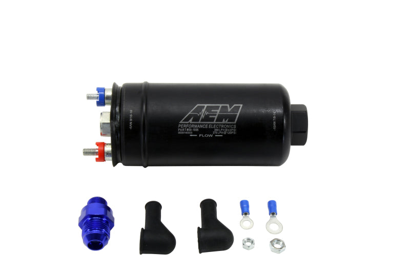 AEM 50-1005 400LPH High Pressure Fuel Pump -6AN Female Out, -10AN Female In