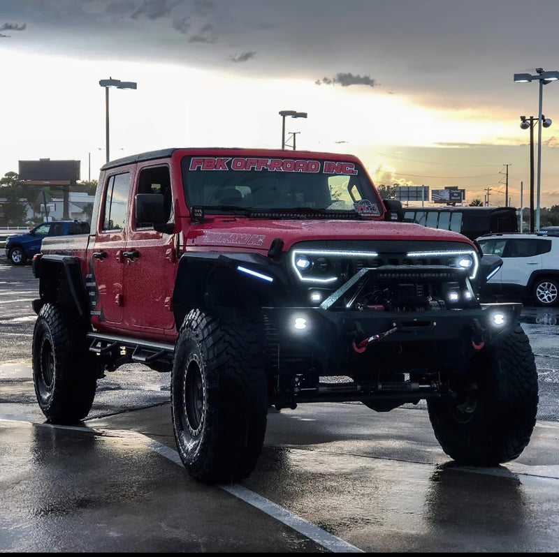 ORACLE Lighting 5837-PRO Oracle VECTOR Series Full LED Grille - Jeep Wrangler JL/JT - NA