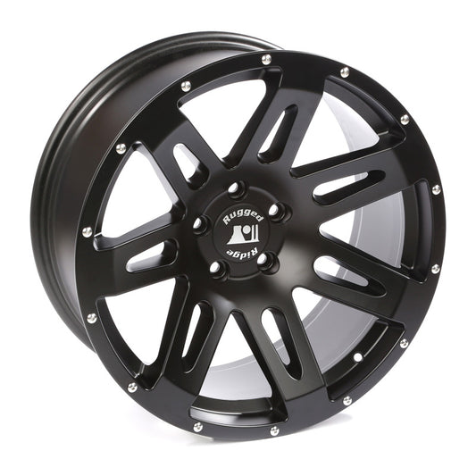Rugged Ridge 15306.01 XHD Wheel Satin Black 20in x 9 Inch JK/JL/JT