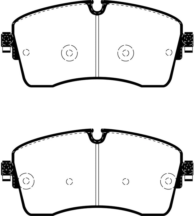EBC DP42385R 2018+ Jaguar E-Pace 2.0L Turbo (246) Yellowstuff Front Brake Pads