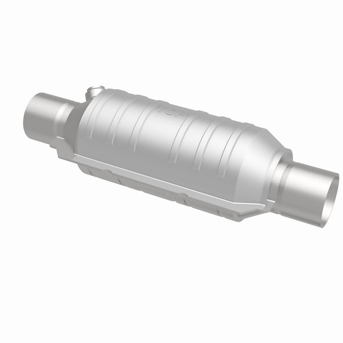 Magnaflow 51304 MagnaFlow Conv Univ 2in Inlet/Outlet Center/Center Round 11in Body L x 5.125in W x 15in Overall L