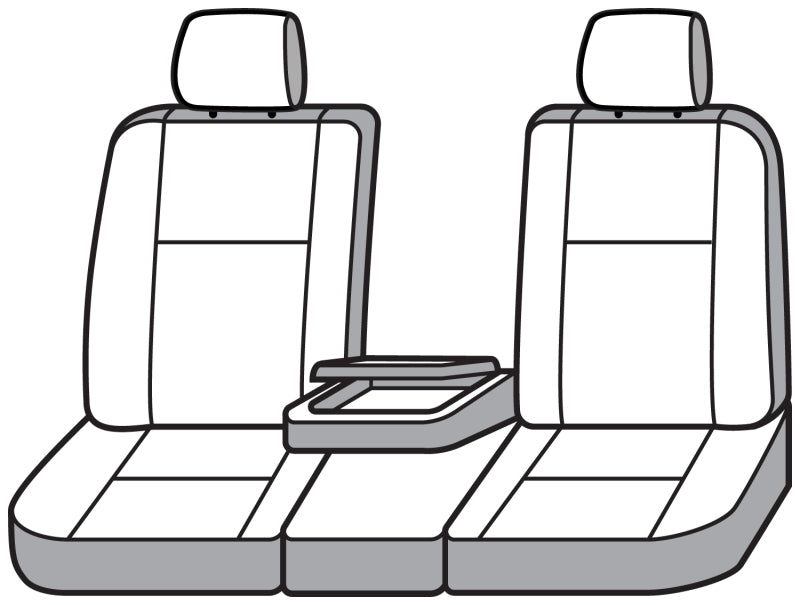 Covercraft SS3445PCCH 09-14 Dodge RAM Polycotton SeatSaver Custom Front Row Seat Covers - Charcoal
