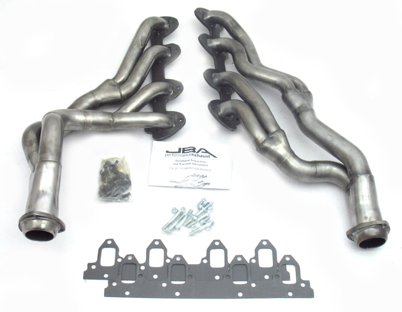 JBA 6655S 67-70 Ford Mustang 390-428 FE 1-3/4in-2-1/2in Primary Raw 409 Tri Y Header