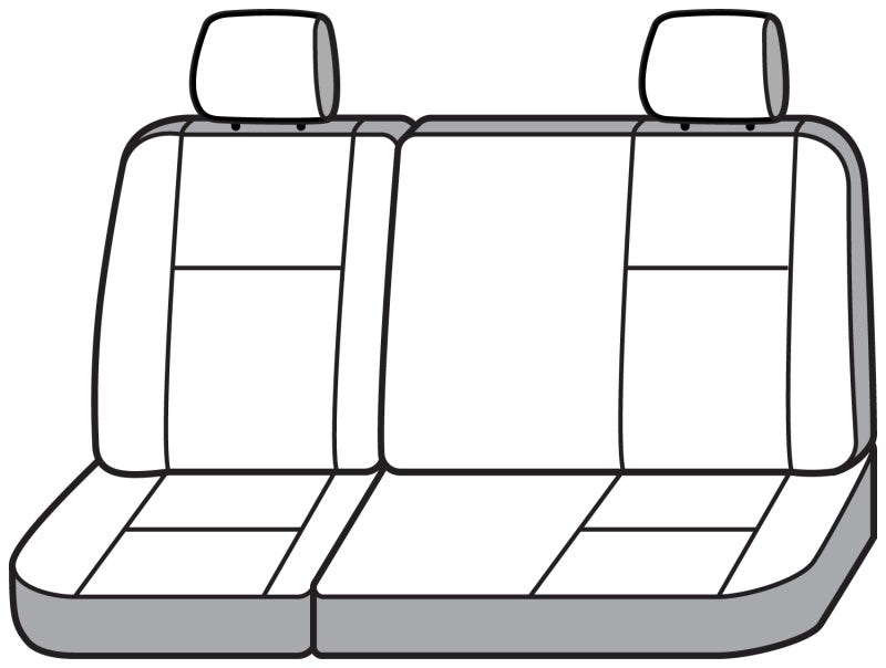 Covercraft GTC1243CAGY 14-19 Chevrolet Silverado/GMC Carhartt PrecisionFitSecond Row Seat Covers - Gravel