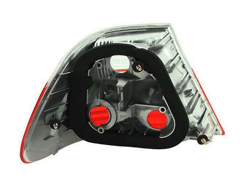 ANZO 221202 2000-2003 BMW 3 Series E46 Taillights Red/Smoke - Outer