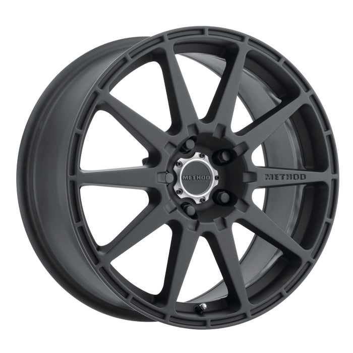 Method Wheels MR50178051542 Method MR501 RALLY 17x8 +42mm Offset 5x100 67.1mm CB Matte Black Wheel